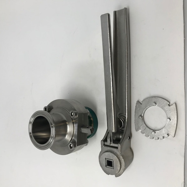 Alfa Laval Sanitary Butterfly Valve 1.5"Tri Clamp EPDM 316L SS Multi